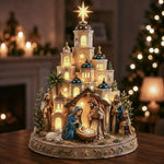 Nativity Decoration Illuminated Resin Scene