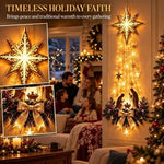 Nativity Wall Hanging Warm LED Battery-Powered Lights
