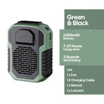 Neck Fan Hands-Free Rechargeable 6000mAh