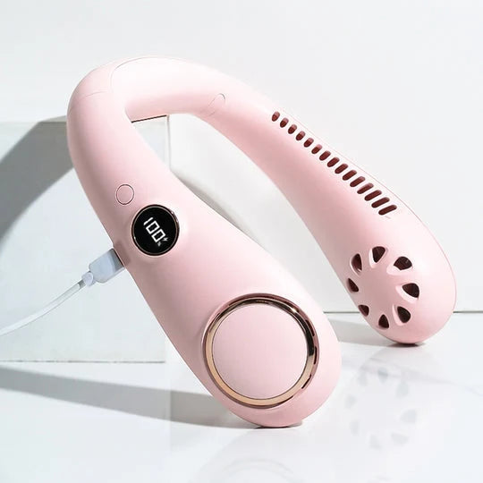 Neck Fan Wearable Rechargeable 3 Speed Levels