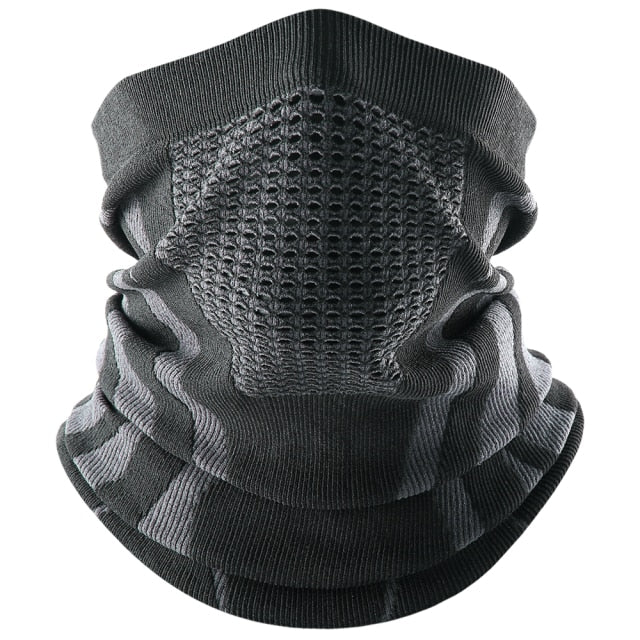 Neck Gaiter Thermal Spandex Breathable Mouth Hole