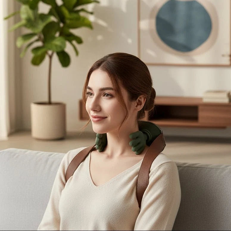 Neck Massager 4D Shiatsu Heat Function Rechargeable