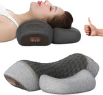 Neck Massager Ergonomic Vibration Therapy Portable Rechargeable