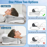 Neck Pillow Butterfly Contour Memory Foam & Washable Cover