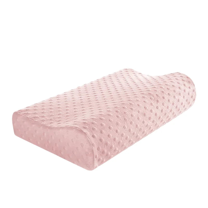 Neck Pillow Ergonomic Memory Foam Bamboo Fiber Cover