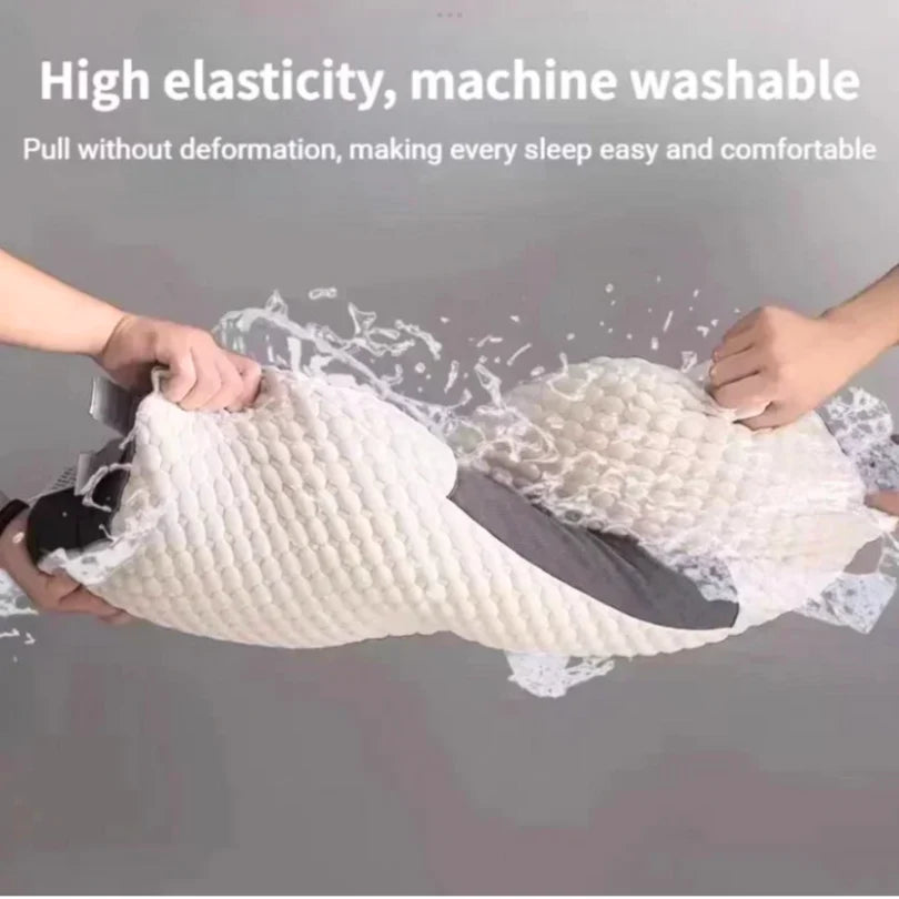 Neck Pillow Ergonomic Support Textured Massage Surface