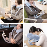 Neck Pillow Phone Holder 360° Adjustable Foldable