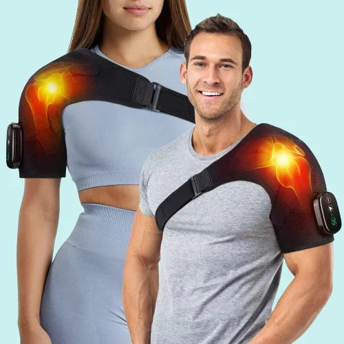 Neck & Shoulder Massager Adjustable Heat & Vibration
