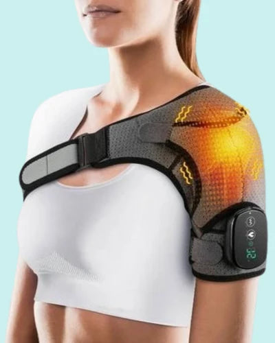 Neck & Shoulder Massager Adjustable Heat & Vibration