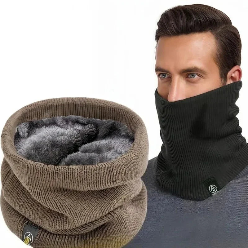 Neck Warmer Knitted Cotton Thermal Multifunctional