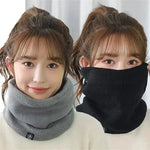 Neck Warmer Knitted Cotton Thermal Multifunctional