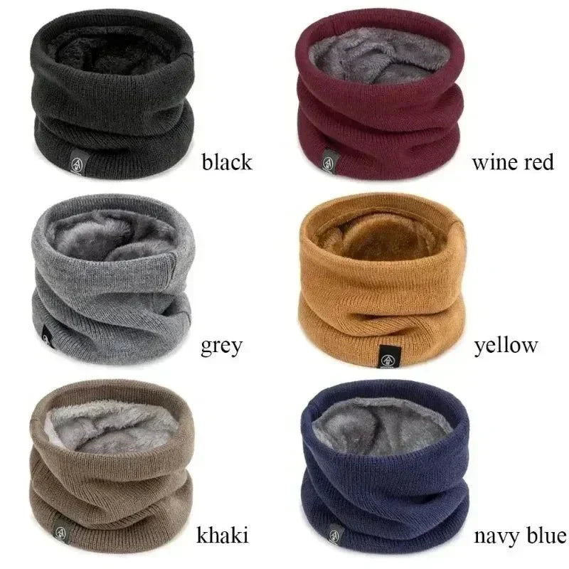 Neck Warmer Knitted Cotton Thermal Multifunctional