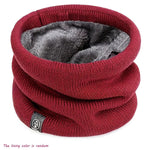 Neck Warmer Knitted Cotton Thermal Multifunctional
