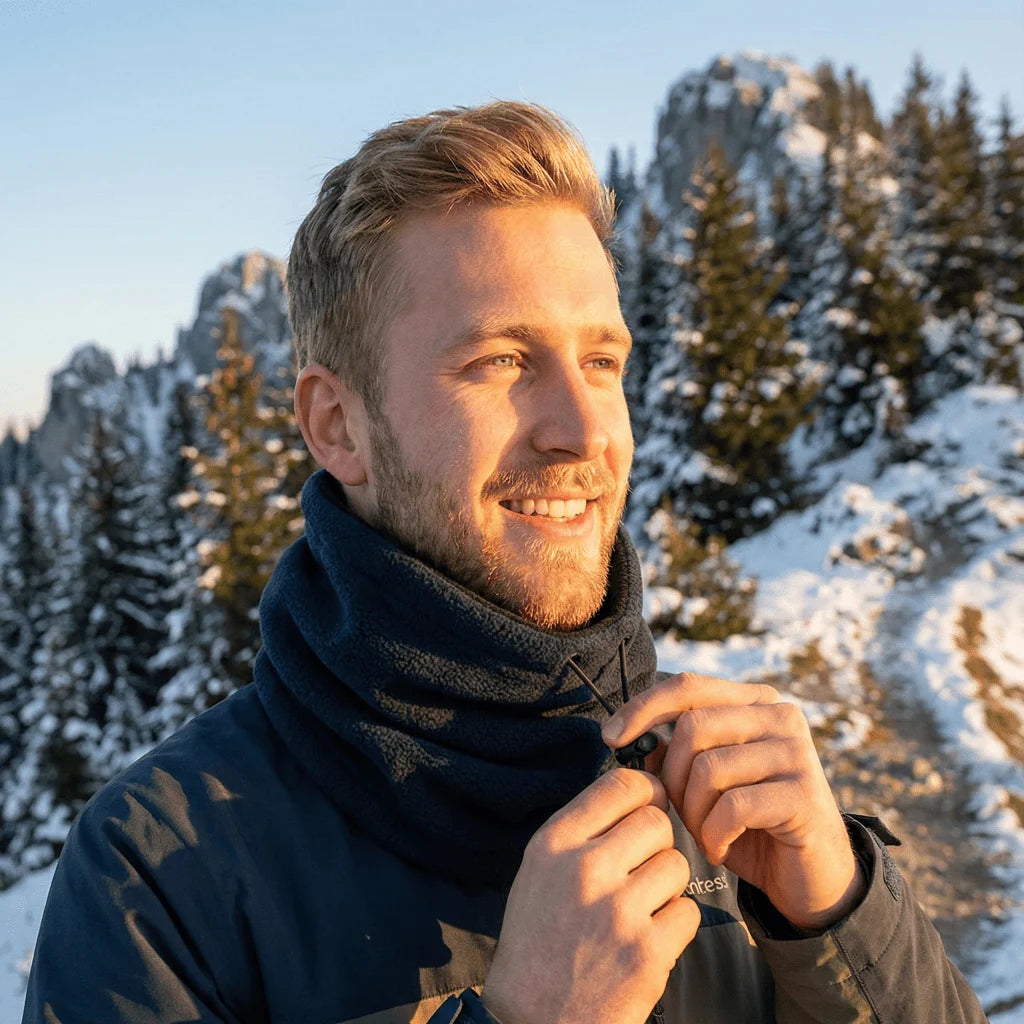 Neck Warmer Polar Fleece Wind-Resistant Machine Washable