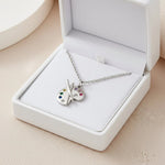 Necklace Artist Palette Pendant Colorful Gemstone Accents