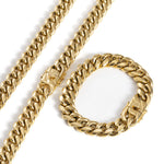 Necklace Cuban Link Stainless Steel Polished Finish
