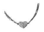 Necklace Magnetic Patchwork Zircon Hypoallergenic Materials