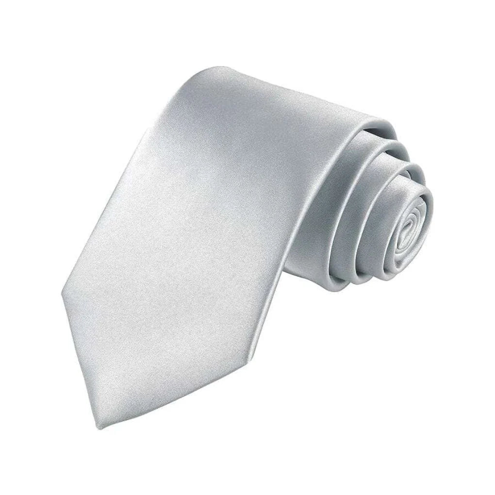 Necktie Polyester Solid Color Classic Width