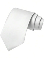 Necktie Polyester Solid Color Classic Width