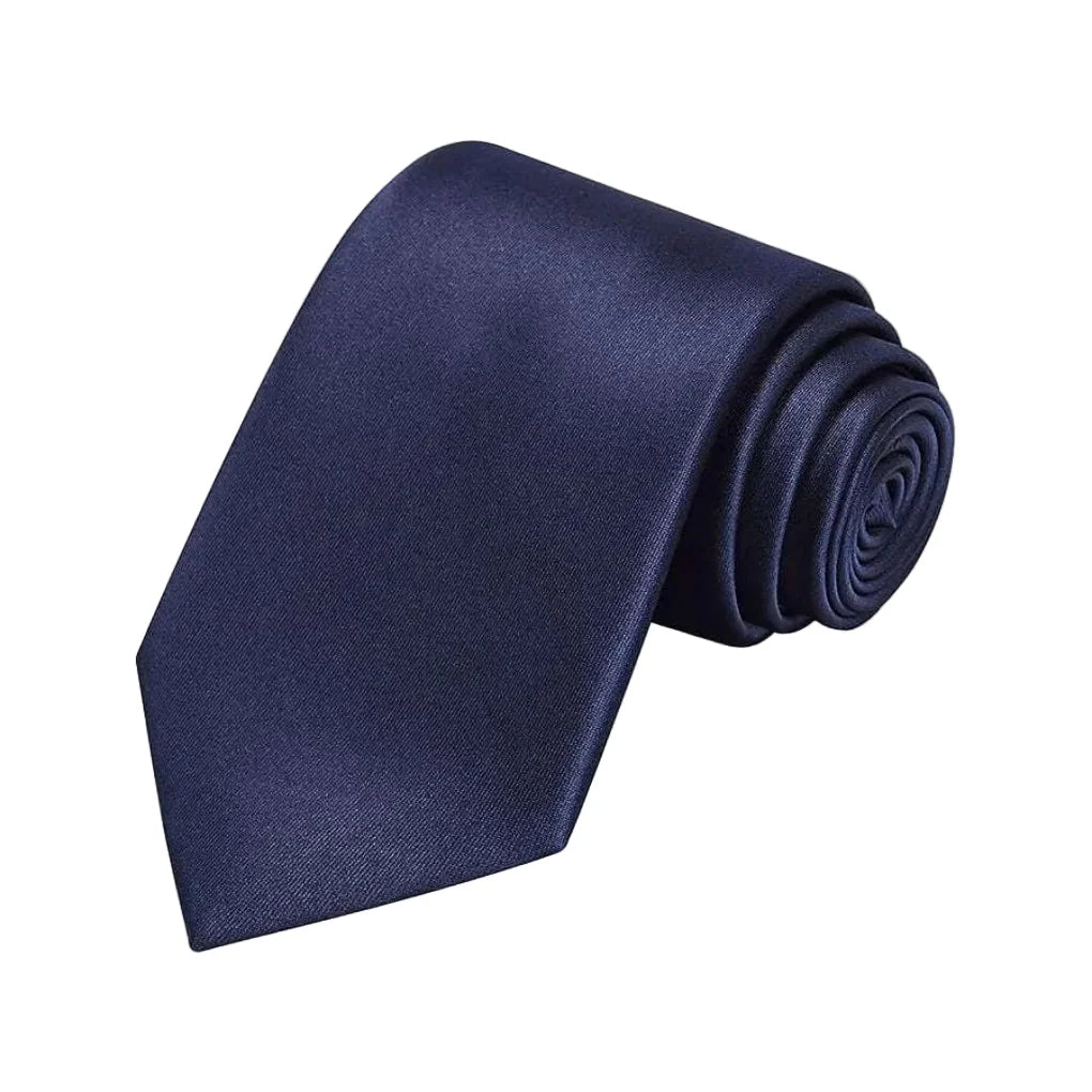 Necktie Polyester Solid Color Classic Width
