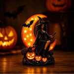 Night Lamp Witch On Moon Integrated LED