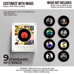 Night Light Rotating Vinyl Record NFC Link Magnetic Mount