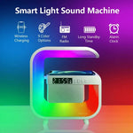 Night Light Speaker RGB Lighting Wireless Charging