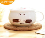 Noodle Bowl Porcelain Illustrated Expressions for Soup & Noodles