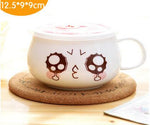 Noodle Bowl Porcelain Illustrated Expressions for Soup & Noodles