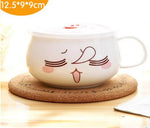 Noodle Bowl Porcelain Illustrated Expressions for Soup & Noodles