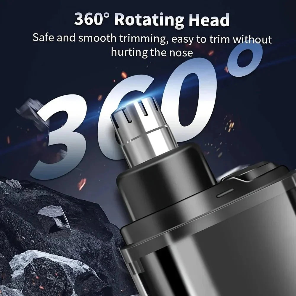 Nose & Ear Trimmer Precision USB Rechargeable 80-Minute
