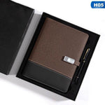 Notebook Built-In 8000mAh Power Bank & 16GB USB Drive