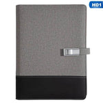 Notebook Built-In 8000mAh Power Bank & 16GB USB Drive