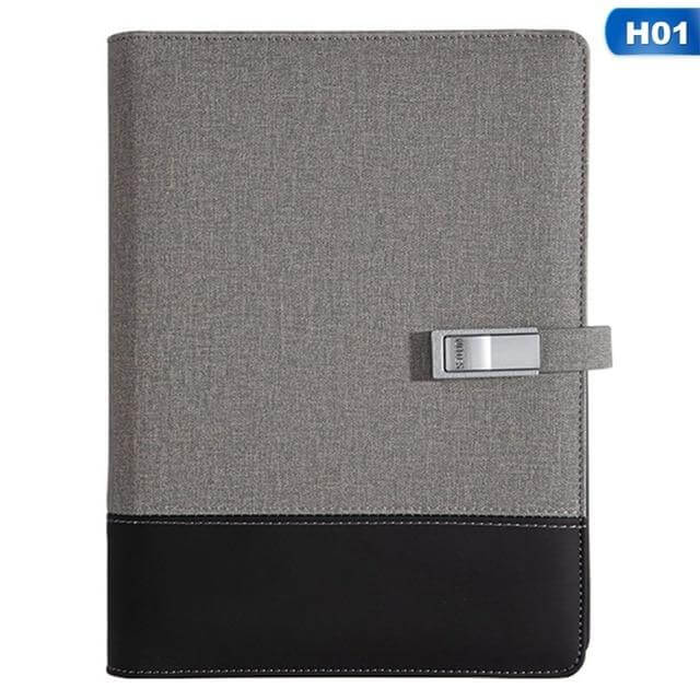 Notebook Built-In 8000mAh Power Bank & 16GB USB Drive