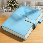 Notebook Genuine Leather A5 200 Pages Integrated Bookmark