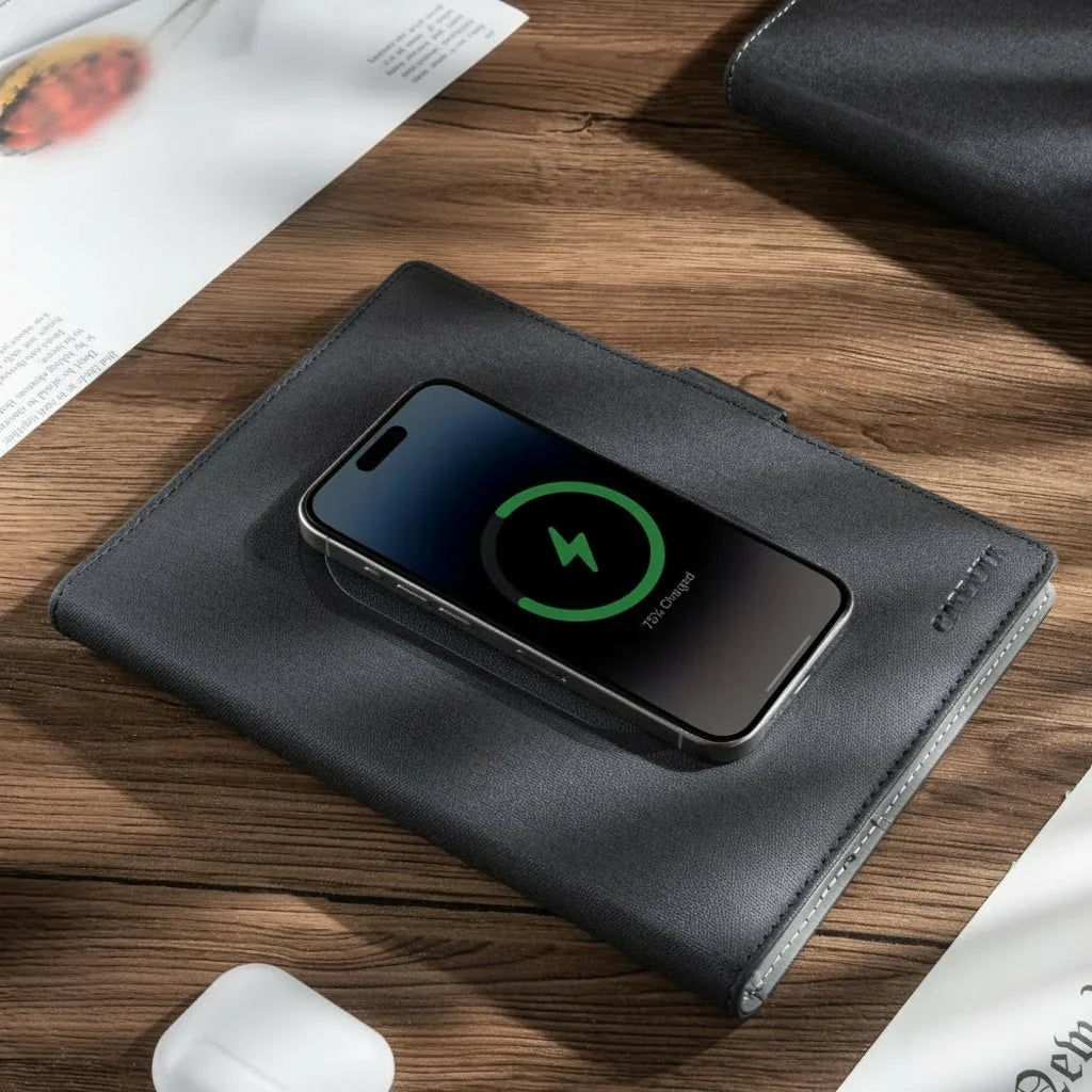 Notebook Portfolio Wireless Charging Refillable A5 Notepad