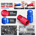 Nut & Bolt Thread Gauge Set Metric & Imperial 26-Piece