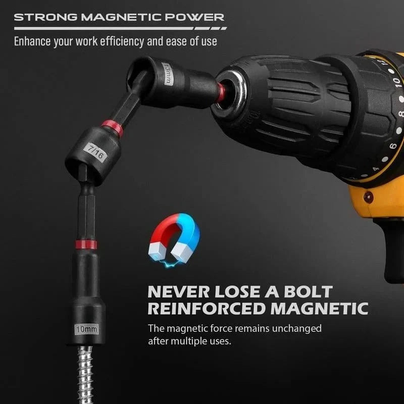 Nut Driver & Bit Set 46-Piece Magnetic Hex Shank