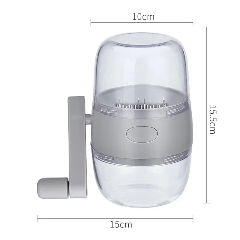 Nut Grinder Manual Stainless Steel Compact