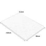 Office Chair Mat Transparent PVC Gripped Backing