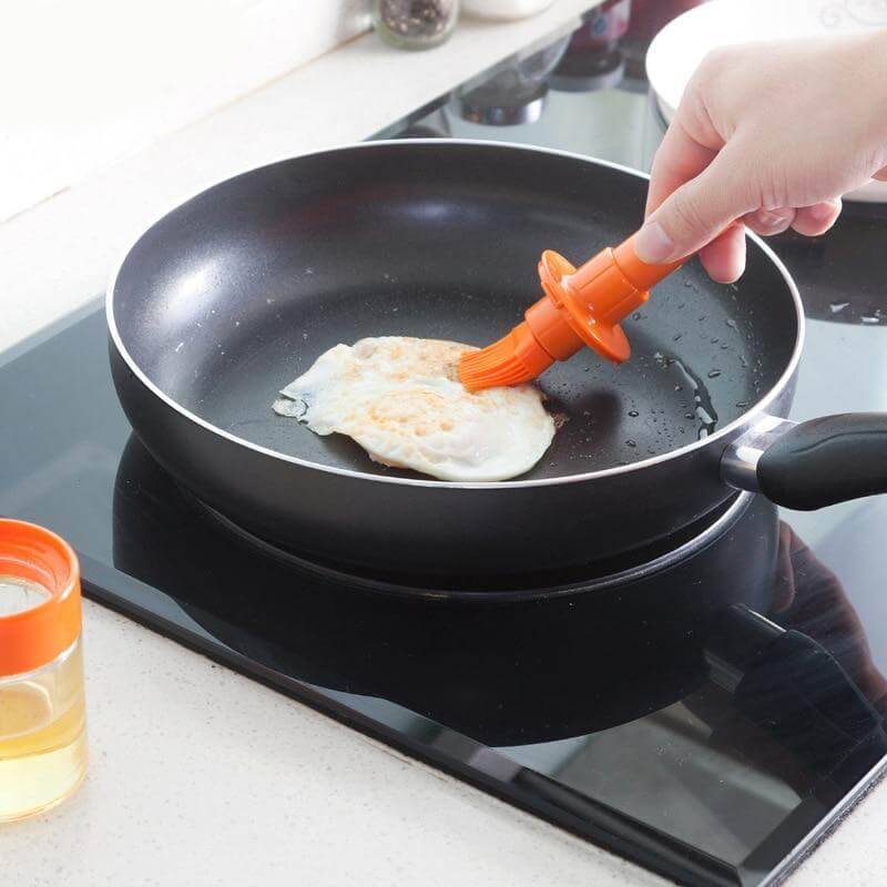 Oil Dispenser Bottle Brush Heat-Resistant Silicone Etison