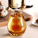 Oil Dispenser Bottle Glass 2-In-1 Leakproof Pour & Drizzle