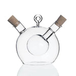 Oil Dispenser Bottle Glass 2-In-1 Leakproof Pour & Drizzle