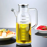 Oil Dispenser Bottle Glass Measuring Scale