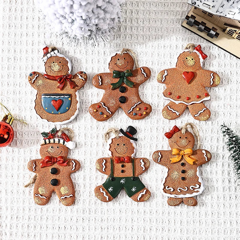 Ornament Gingerbread Handcrafted Easy To Hang