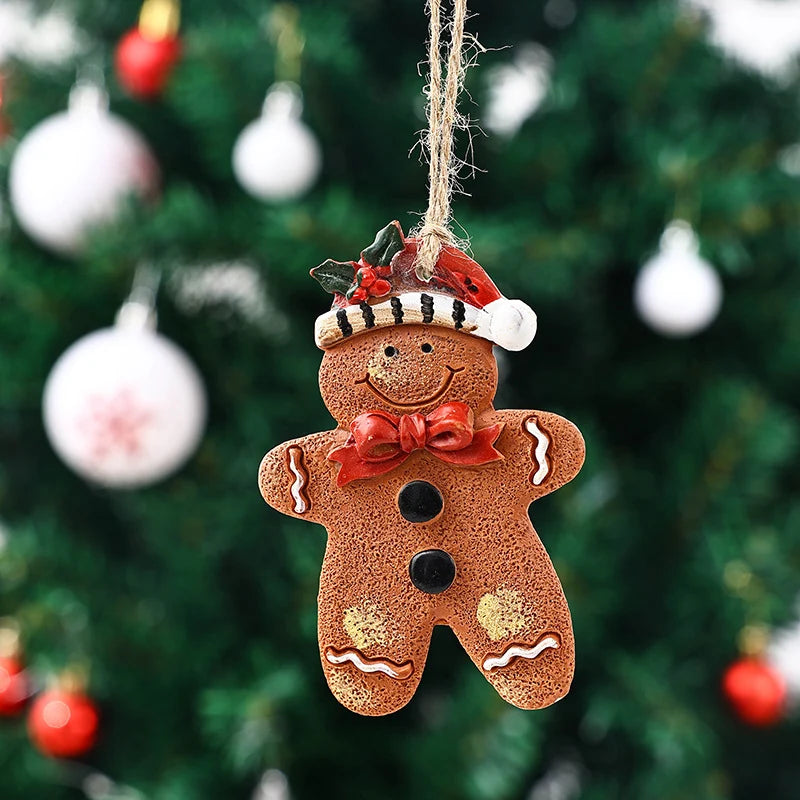 Ornament Gingerbread Handcrafted Easy To Hang