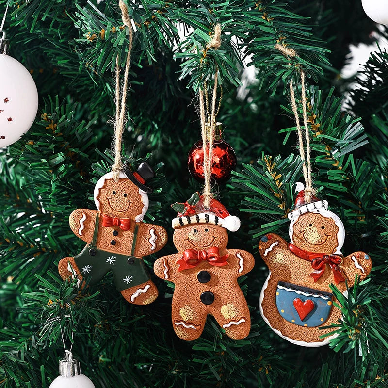 Ornament Gingerbread Handcrafted Easy To Hang