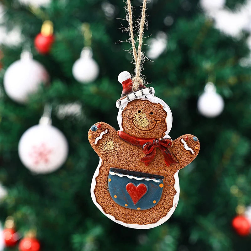 Ornament Gingerbread Handcrafted Easy To Hang