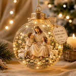 Ornament Lighted Christian Scripture Miniature Scene