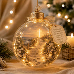 Ornament Lighted Christian Scripture Miniature Scene